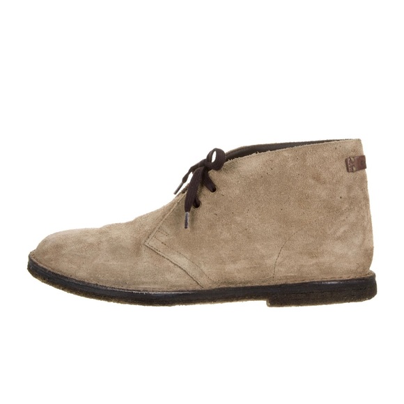 Saint Laurent Suede Ankle Lace-Up Boots (Chukkas) - Picture 2 of 5